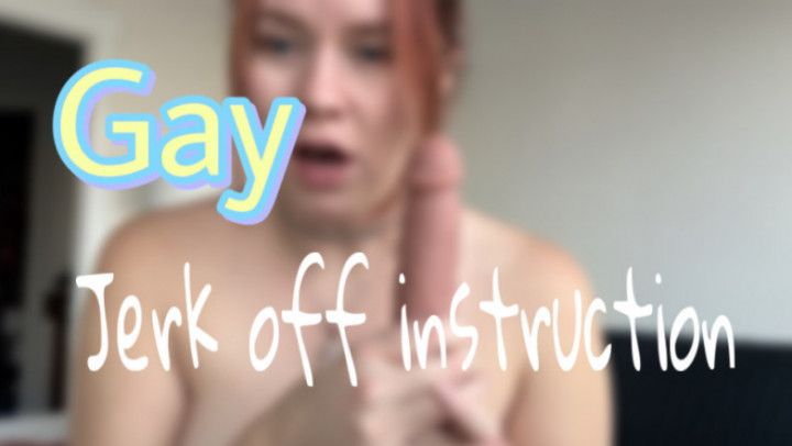 Gay jerk off instruction