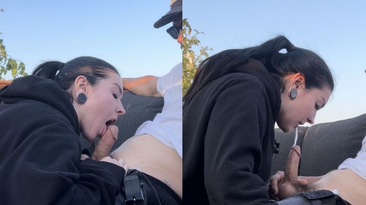 Public blowjob | got caught