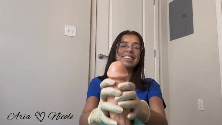 Nurse Drapes and Strokes Your Cock 4K