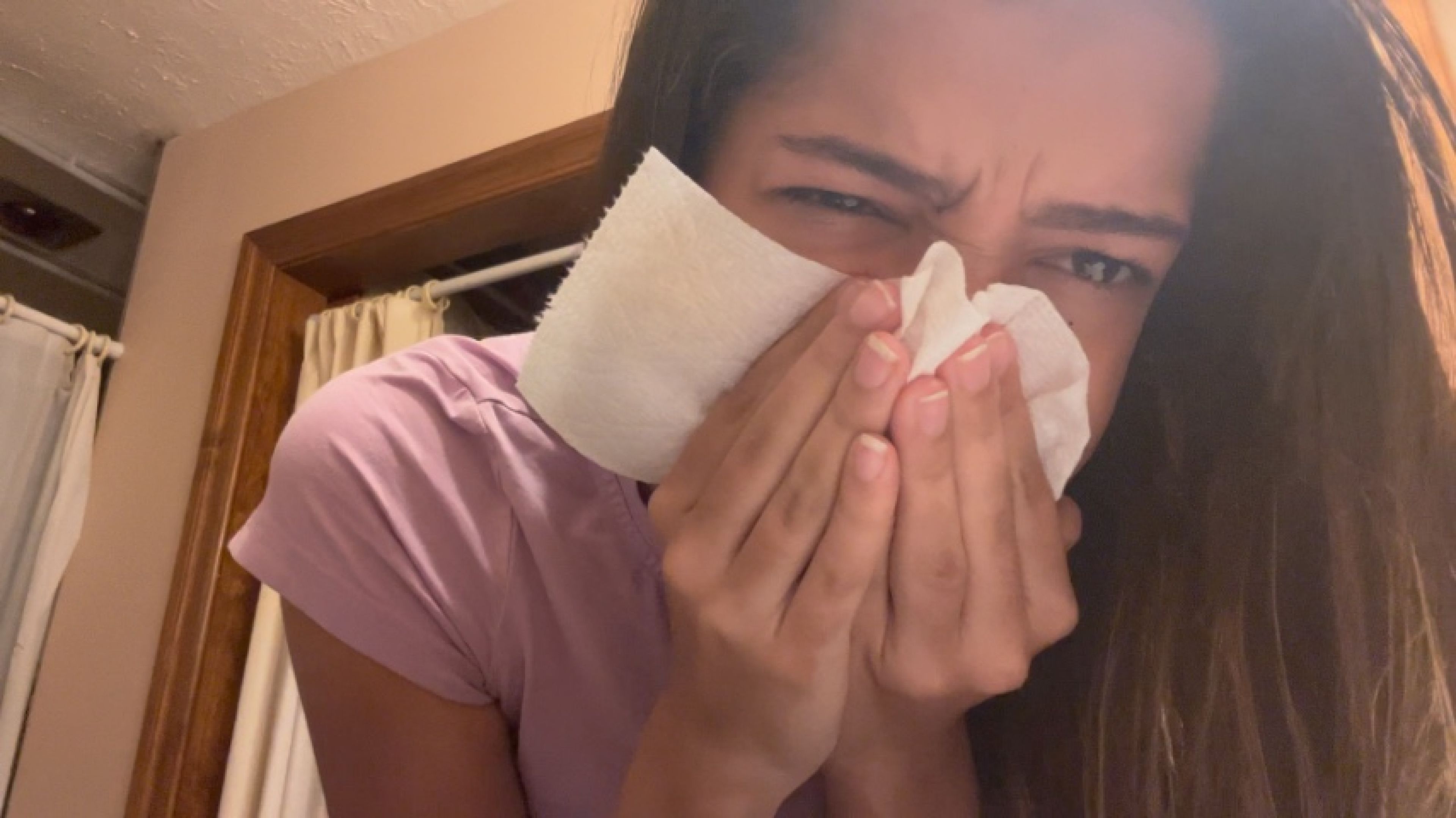 Fetish Con Cold - Coughing &amp; Nose Blowing 4K