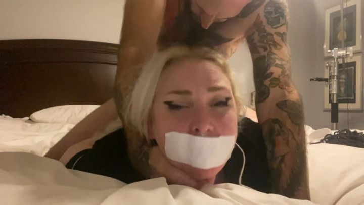 Attacked, bound, gagged and used