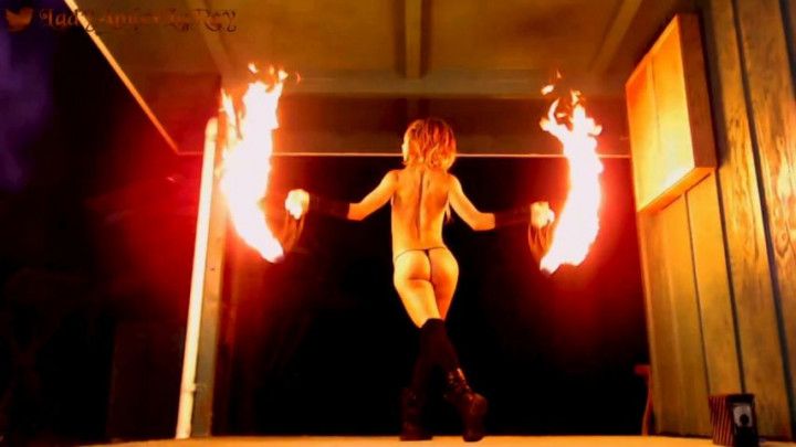 Live Fire Dance - Fire Fans