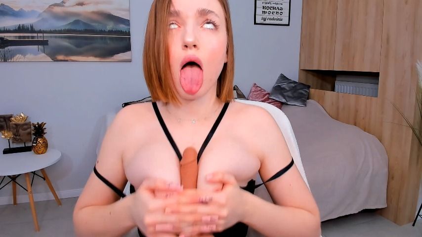 Fucking my tits hard till you cum