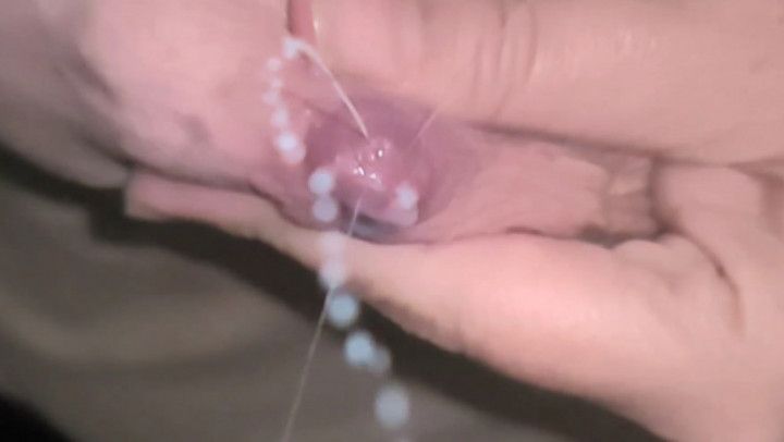 Slow motion close up milk squirting