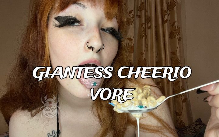 GIANTESS CHEERIO VORE