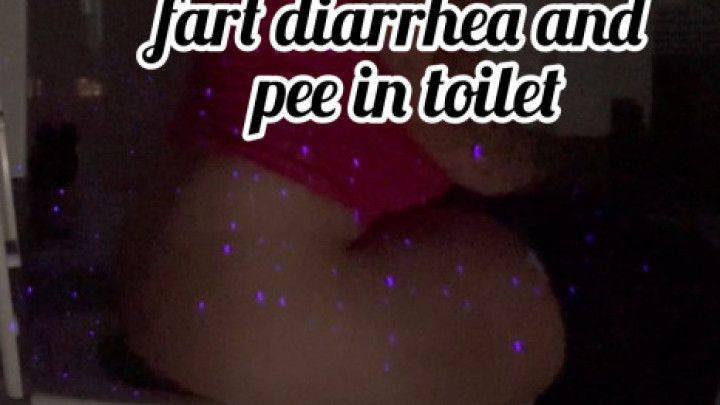 Desespete farts and pee in toilet