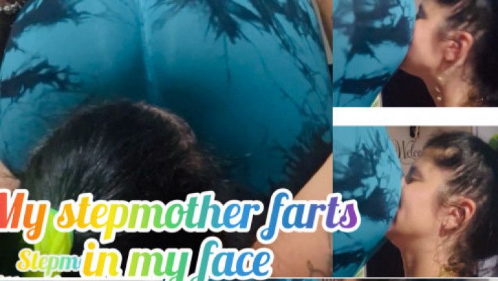 My stepmother delicious farts in my face