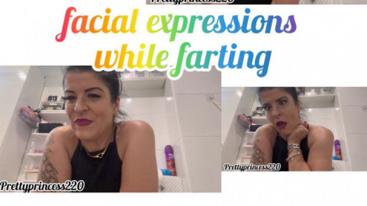 facial expressions while farting