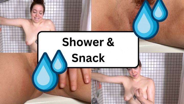 Shower and Snack Pussy Eating POV with Elle Eros