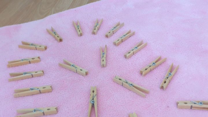 Birthday Clothespins