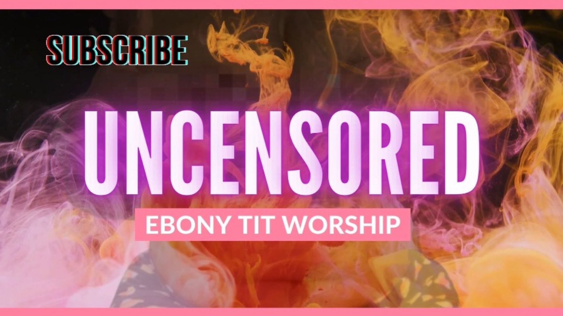 UNCENSORED EBONY TIT WORSHIP