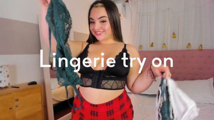 Lingerie try on