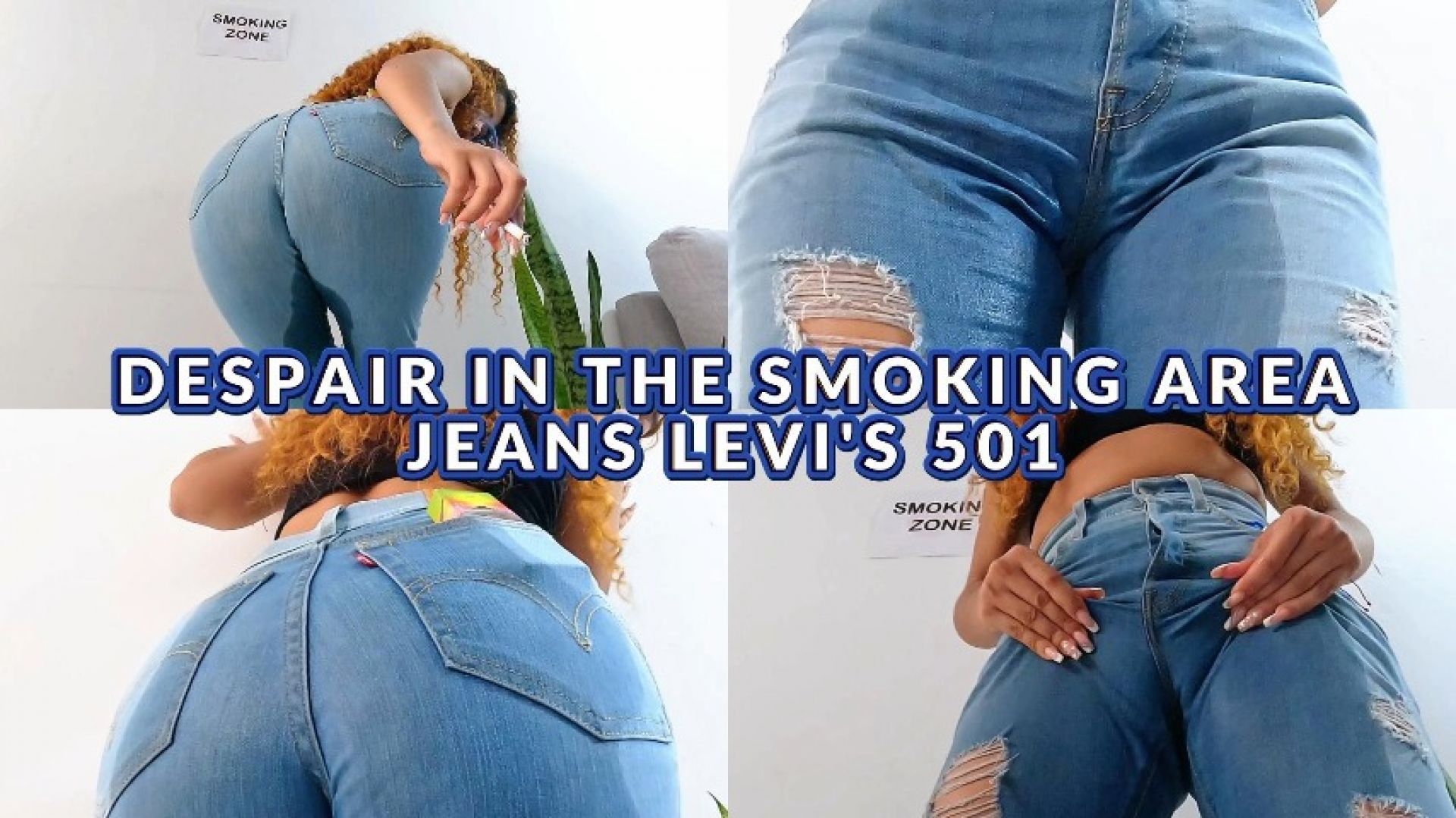 DESPAIR IN THE SMOKING AREA JEANS LEVIS 501