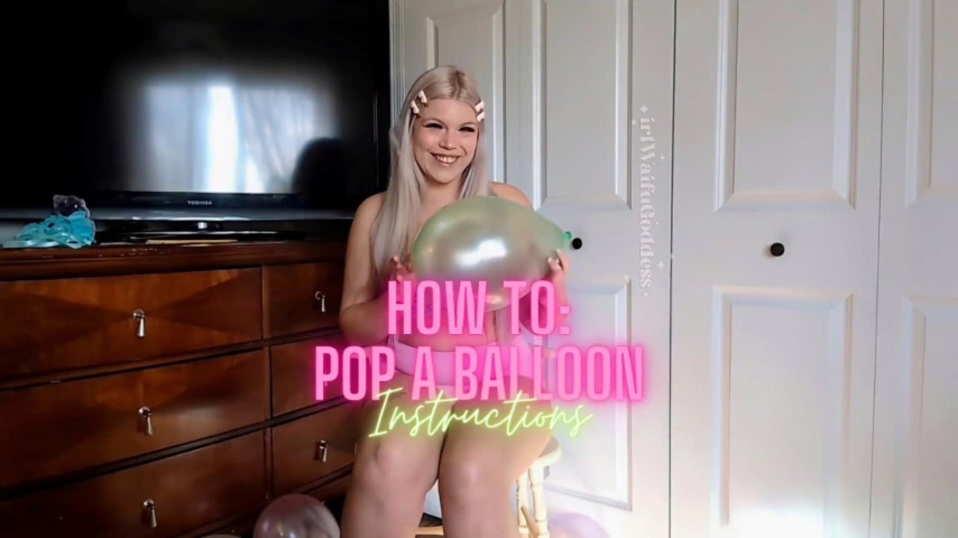 How To Pop a Balloon Instructions