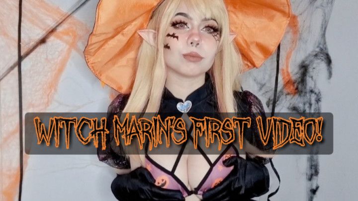 Witch Marin gets horny after photoshoot