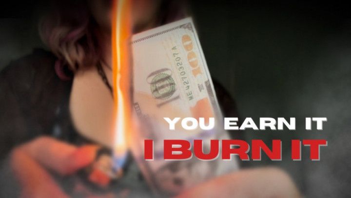 You Earn It, I Burn It