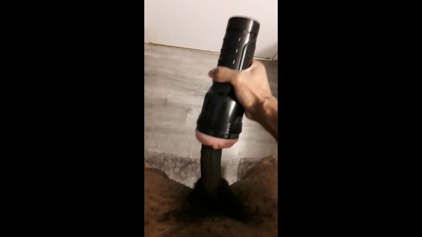 Fucking My Tight Fleshlight Huge Cumshot