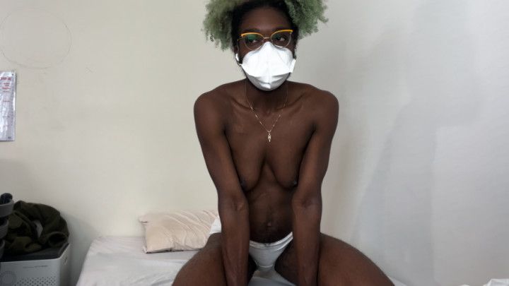 Topless Burps in an N95 Mask