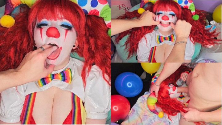 Clown Mouth Fetish plus ASMR Blowjob