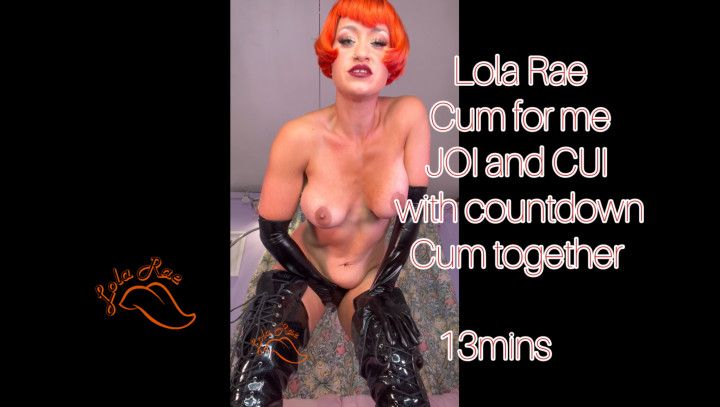 Domme Lola Rae cum for me JOI CUI Countdown