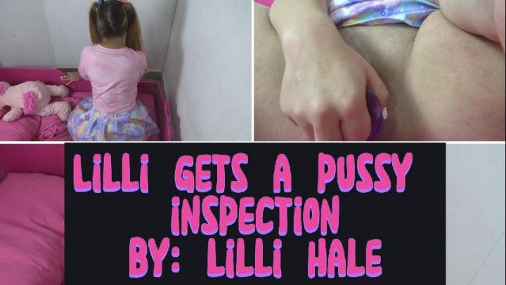 Lilli gets a pussy inspection