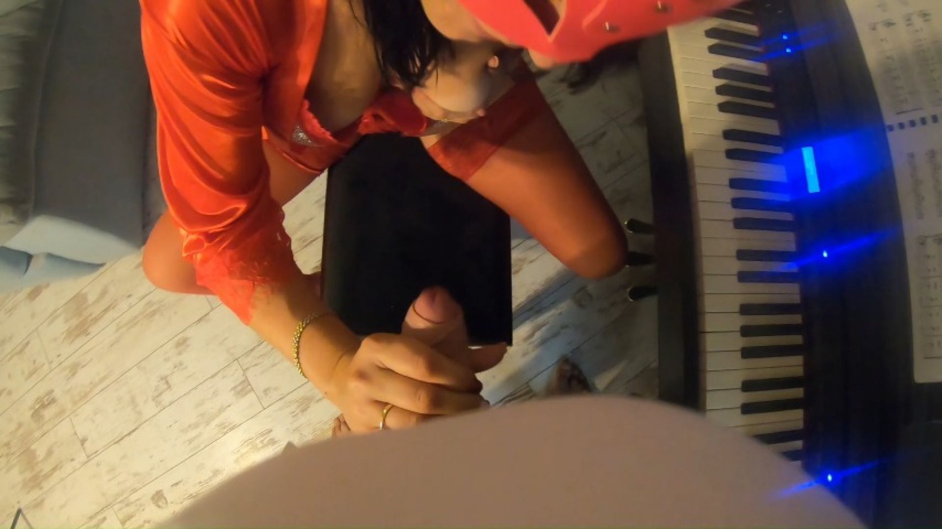 Adventures of MilfyCalla ep 96 First piano lesson