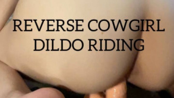 My first dildo riding