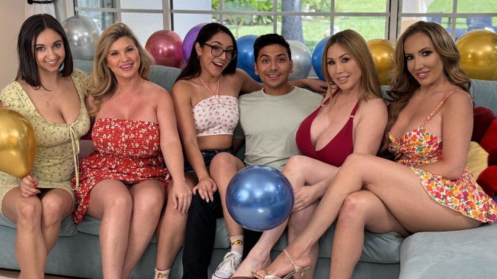 Max Fills 5 hot babes for his Birthday