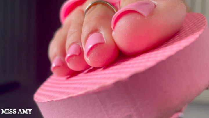 Pink Flip Flops &amp; Toe Rings