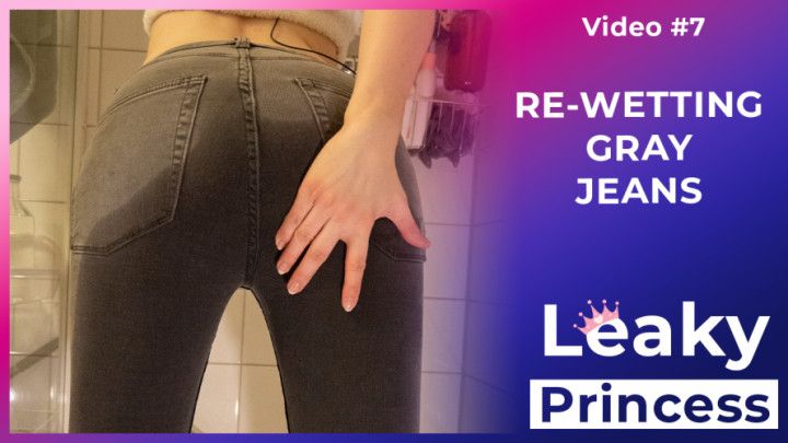 Rewetting jeans, no underwear