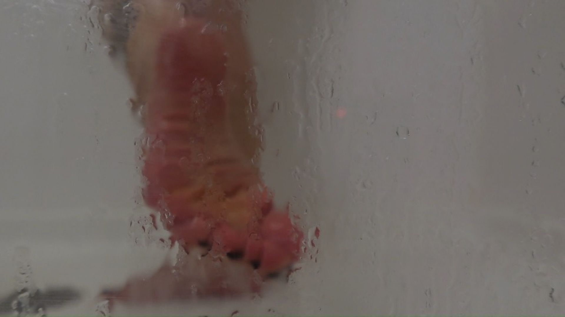 Caught you spying on My feet in the shower, now  the on