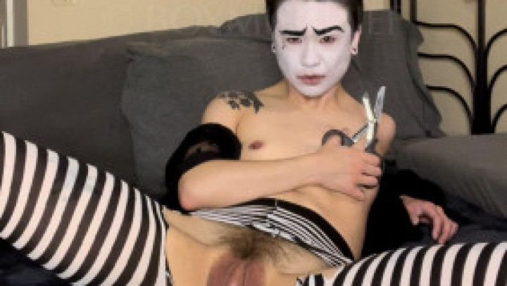 pantomime - mime boy fucks his hole