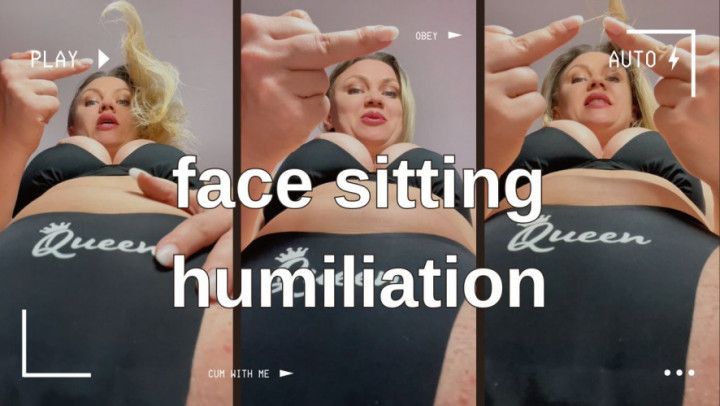 POV Face Sitting and Humiliation Talk