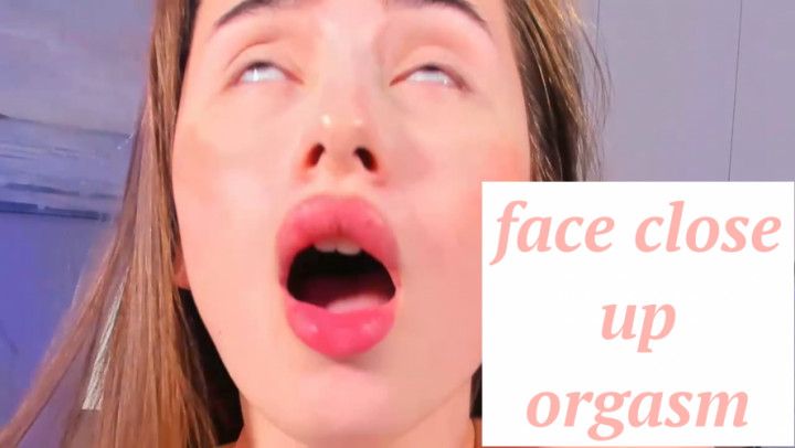 Face close up orgasm