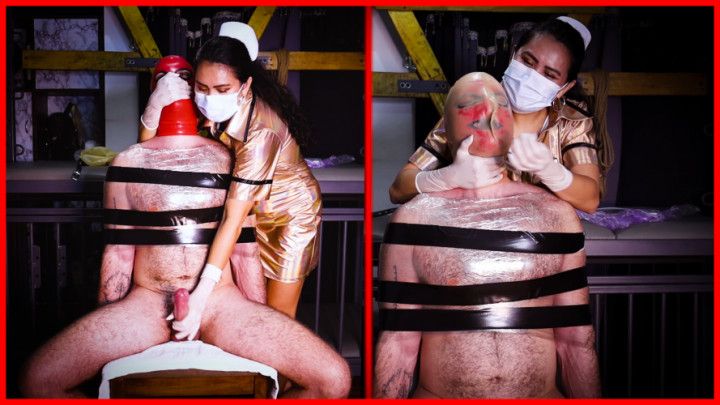 Cruel Nurse Dominafire Breathplay Session