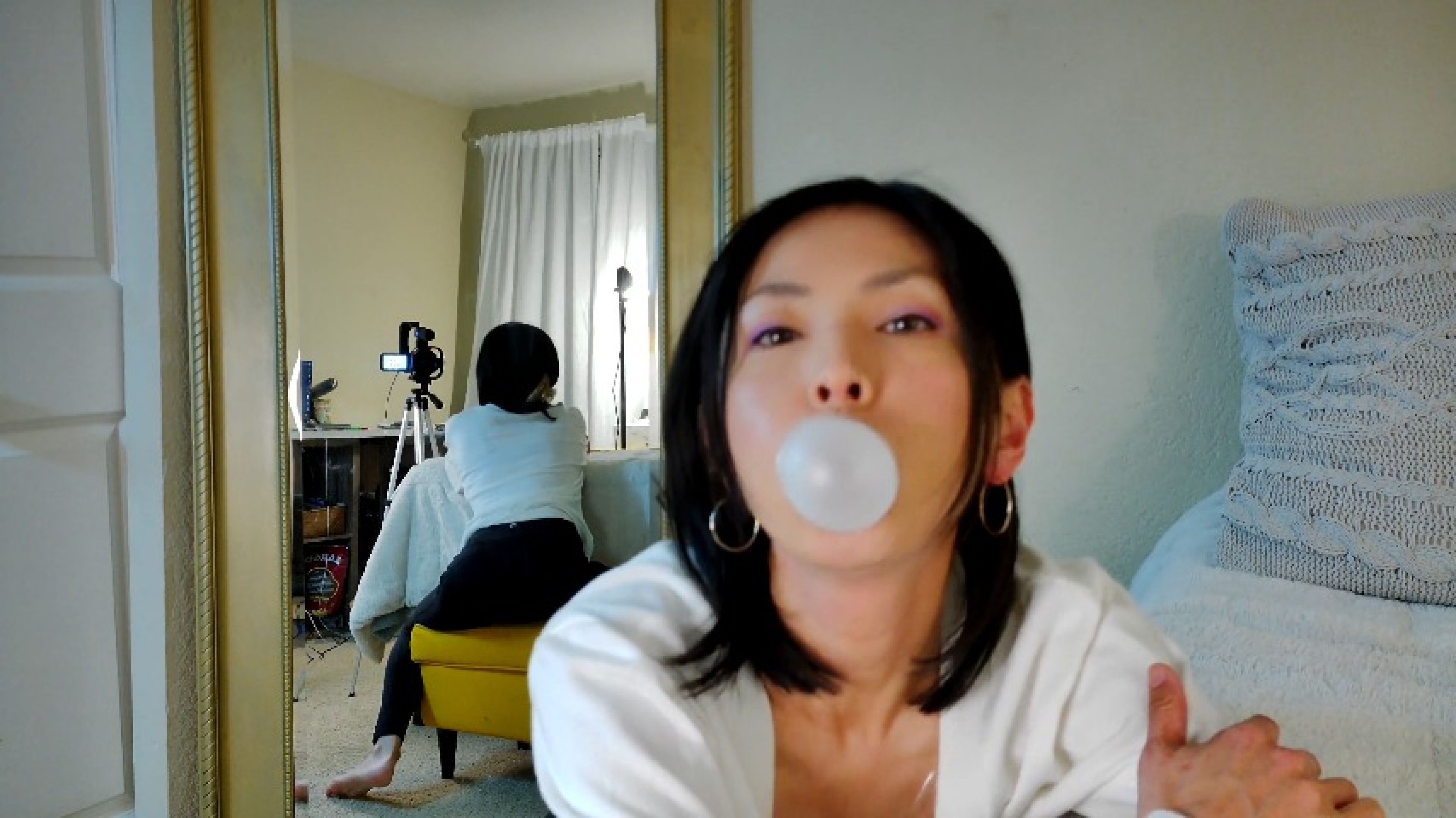 Blowing Bubble Gum