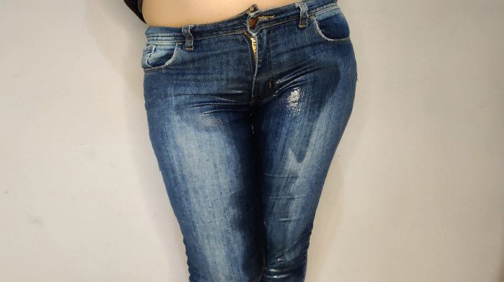 Rewetting jeans