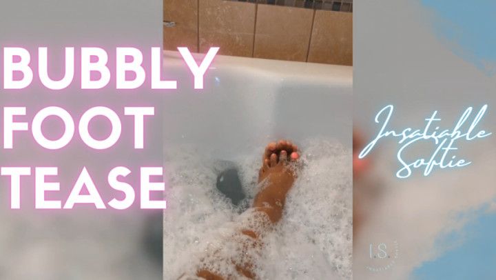 Bubbly Foot Tease by Your Ebony Goddess