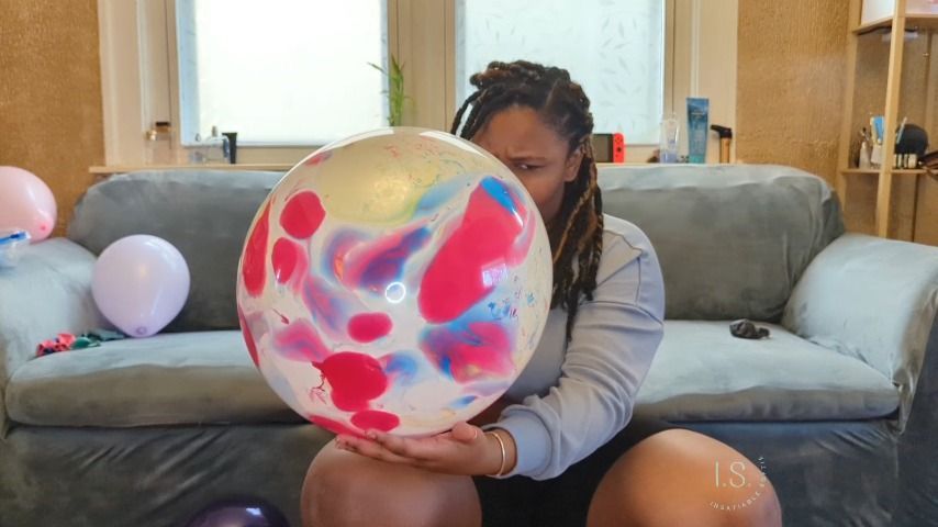 Looners: Ebony Blows 12in Balloon B2P