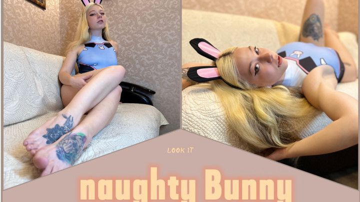 Look at the naughty bunny