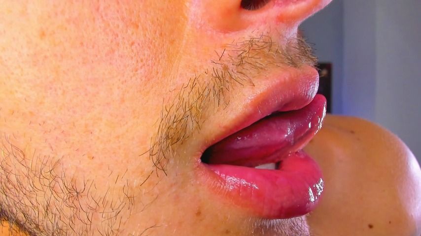 Lips close up