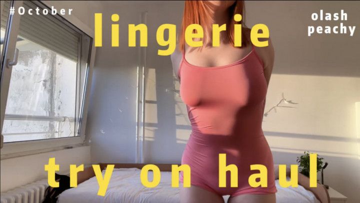 OCTOBER LINGERIE TRY ON HAUL