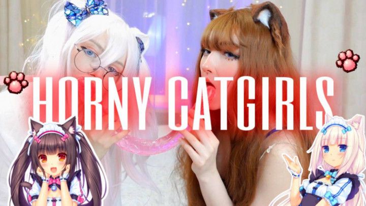 TEEN CATGIRLS PLAY NAUGHTY GAMES