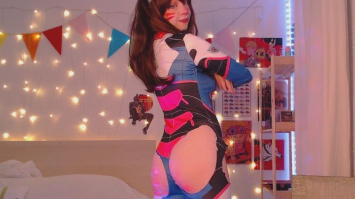 Catgitl D.va cosplay stream