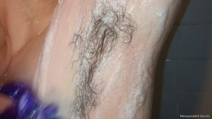 Washing My Long Armpit Hair HD