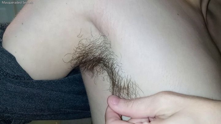 Two Month Old Armpit Hair on Display HD