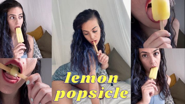 H1 - Eating a lemon popsicle