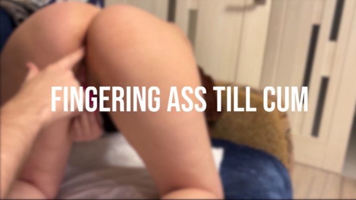 Fingering Ass Till Cum With Vibro Toy BG