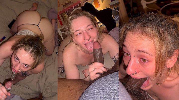 CROSS EYED FACEFUCK - DEEPTHROATING, GAGGING, SCREAMING