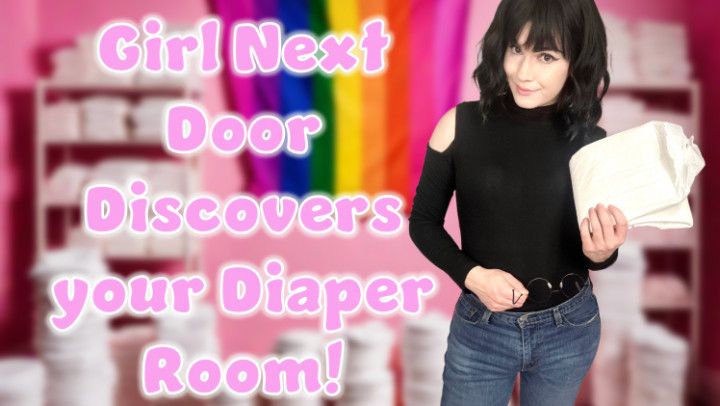 Trans Girl Next Door Discovers Your Gay Diaper Room